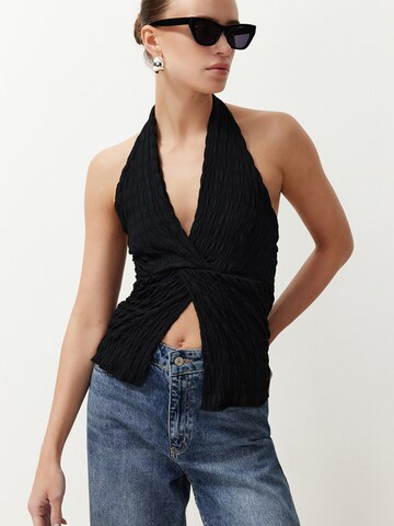 Haut Trendyol en noir : devant