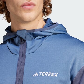 ADIDAS TERREX Funktionele fleece-jas 'Xperior' in Blauw