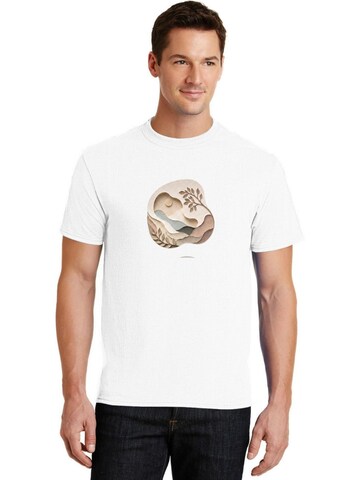HUSKSWARE Shirt‌ in Weiß: Vorderseite