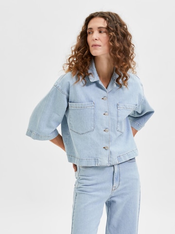 SELECTED FEMME Bluse 'Kati' in Blau