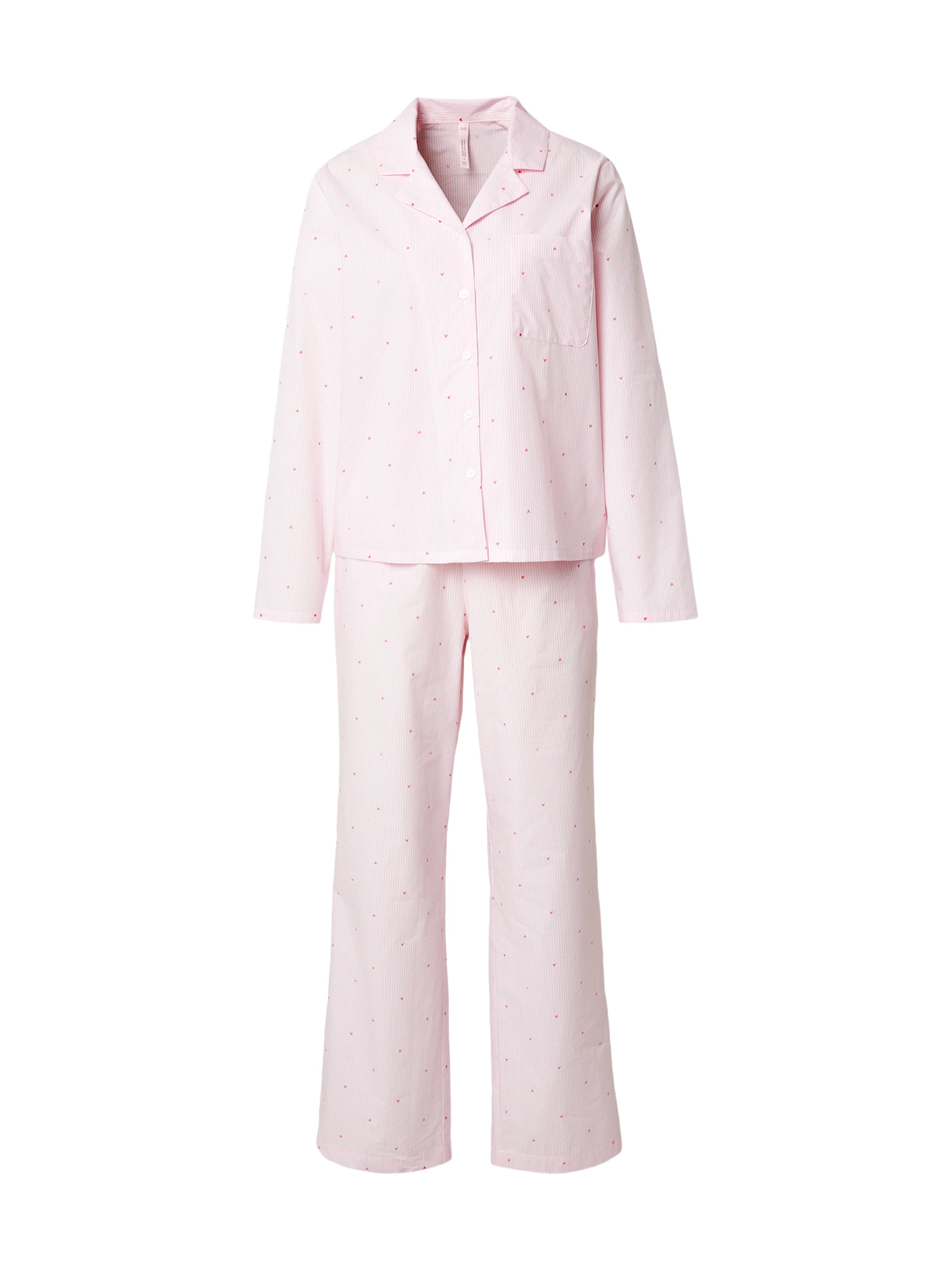 HunkemöllerPidžama - roza boja: prednji dio