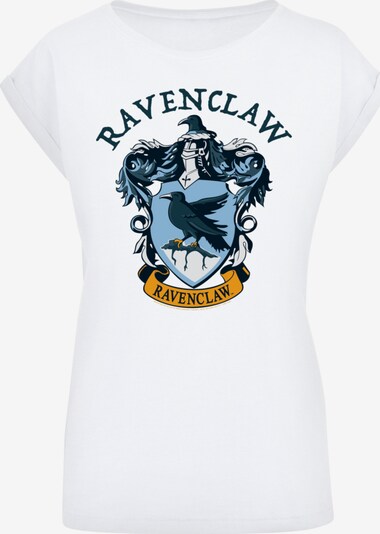 F4NT4STIC Shirt 'Harry Potter Ravenclaw Crest' in blau / gelb / schwarz / weiß, Produktansicht