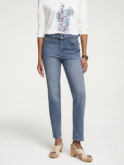 Jeans 'LINEA TESINI' heine pe albastru denim, Vizualizare model