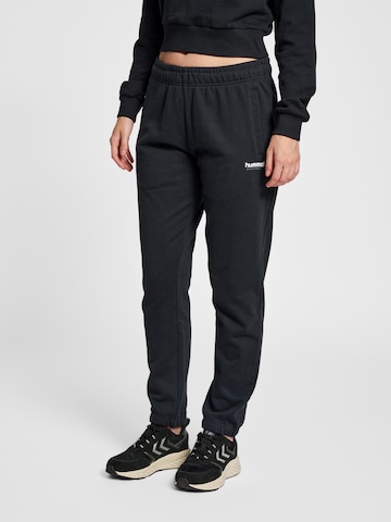 Hummel - regular Pantalón deportivo en negro: frente