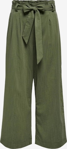 Pantaloni 'Onlmarsa Solid Paperbag Wvn Noos 15269628' di ONLY in verde: frontale