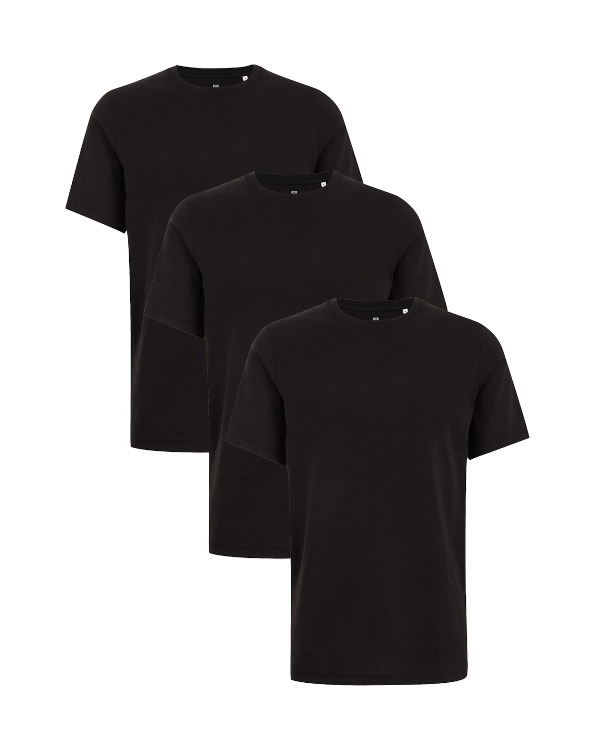 WE Fashion T-shirt i svart: framsida