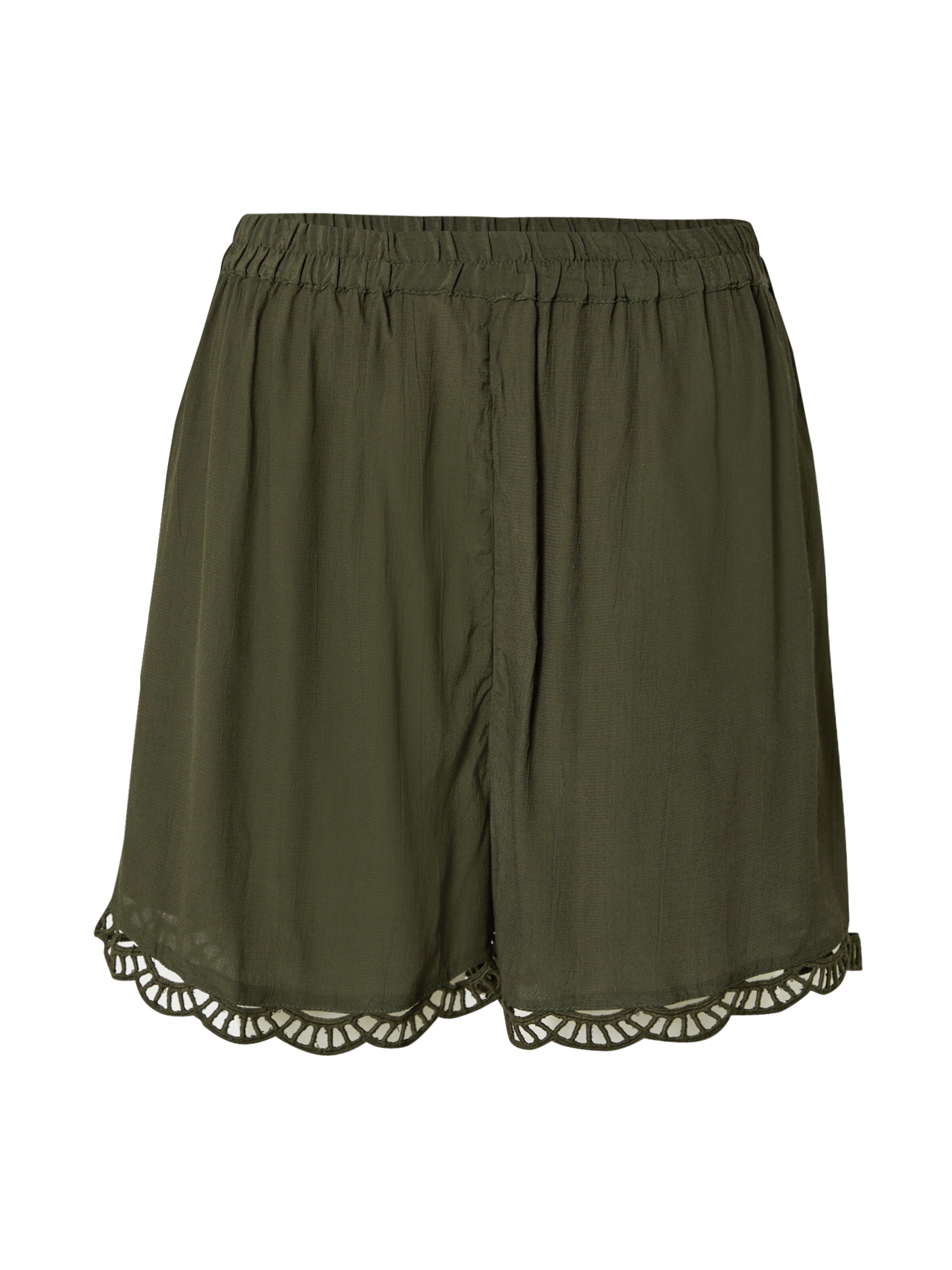 ABOUT YOU Loose fit Trousers 'Lara' in Green: front