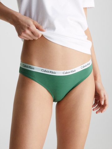 Calvin Klein Underwear Püksikud 'Carousel', värv roheline: eest vaates