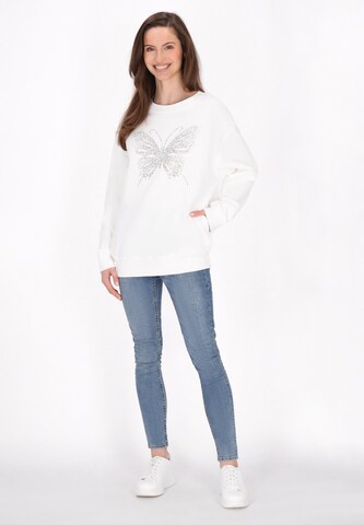usha BLUE LABEL - Sudadera en blanco