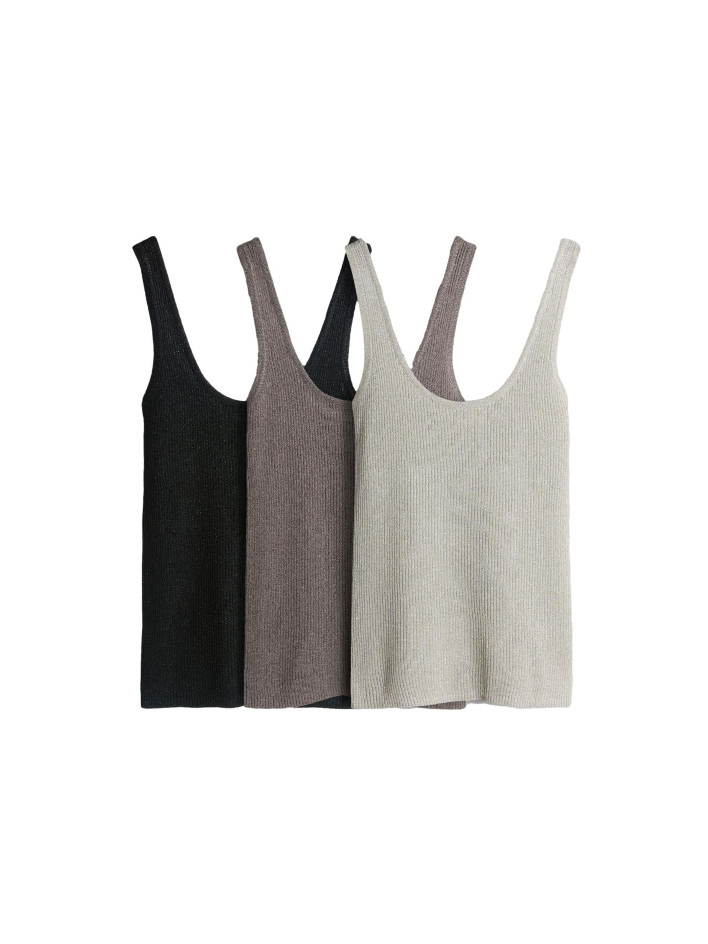 The Set Gebreide top in Gemengde kleuren: voorkant