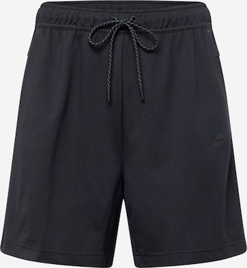 Nike Sportswear - Loosefit Calças em preto: frente