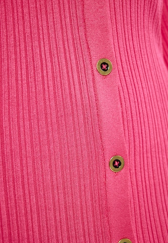 faina Gebreide jurk in Roze