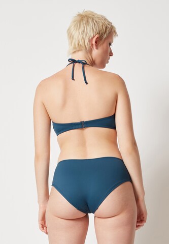 Skiny Bandeau Góra bikini w kolorze niebieski