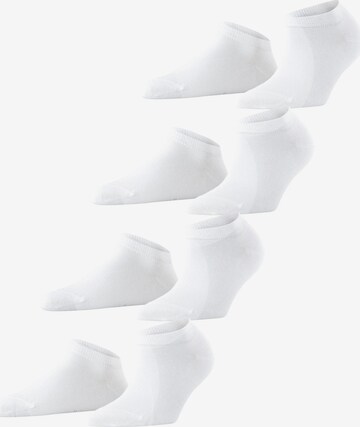 ESPRIT Socken 'Solid 4-Pack' in Weiß: Vorderseite