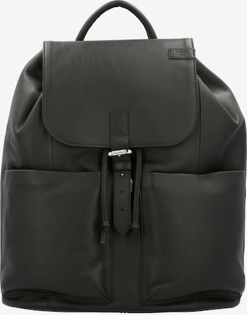 Picard Backpack 'Relaxed' in Black: front