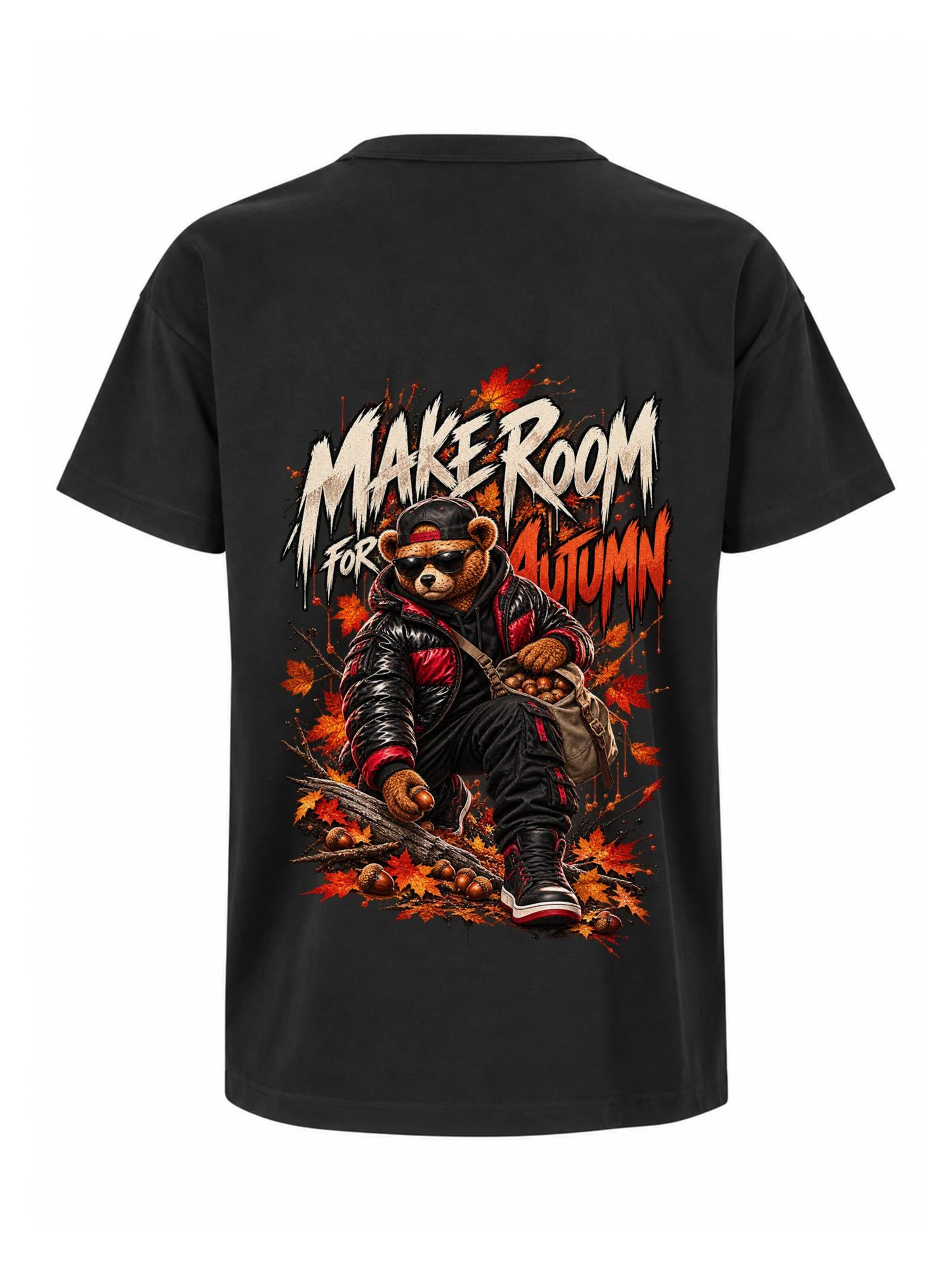 LUNØIR Studio Shirt 'BOSS Acorn Explorer'‌‌‌ in Schwarz: Vorderseite