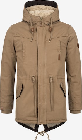 Alessandro Salvarini Winterparka in Beige: voorkant