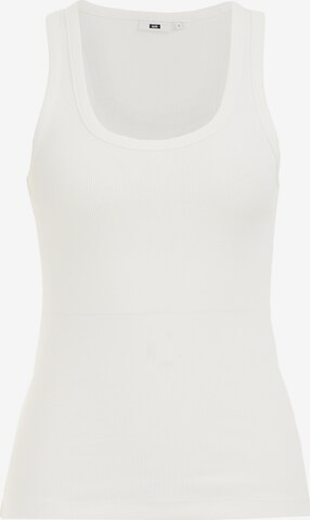 Top di WE Fashion in bianco: frontale