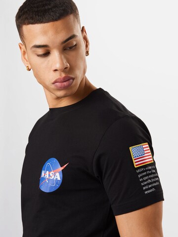 Maglietta 'NASA' di Mister Tee in nero