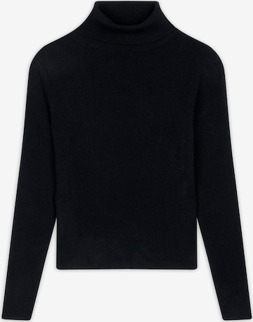 juoda JUST CASHMERE Megztinis 'LANAIS': priekis