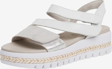 TAMARIS Strap Sandals in White: front