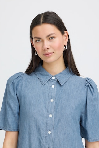 ICHI - Vestidos camiseiros 'ANCEY' em azul