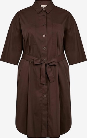 Wasabi Concept Kleid 'Majli' in Braun: Vorderseite