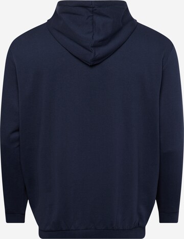 Jack & Jones Plus - Sudadera 'Shark' en azul