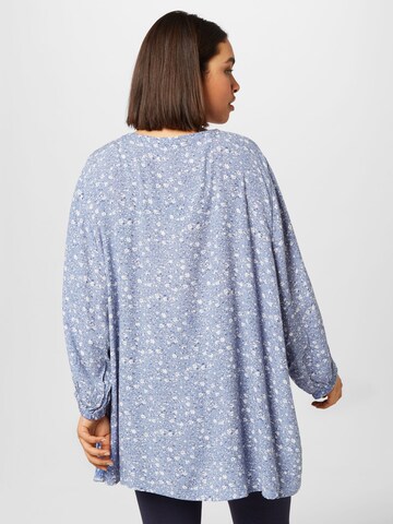 ONLY Carmakoma Bluse 'PHILINA' in Blau