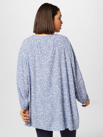 ONLY Carmakoma - Blusa 'PHILINA' em azul