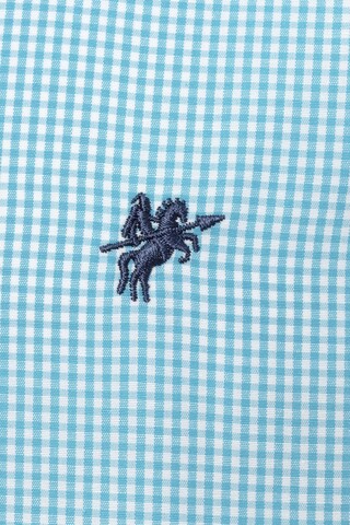 DENIM CULTURE Regular fit Button Up Shirt 'KENDRICK' in Blue