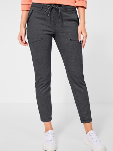 STREET ONE Slimfit Hose 'Jane' in Schwarz: predná strana