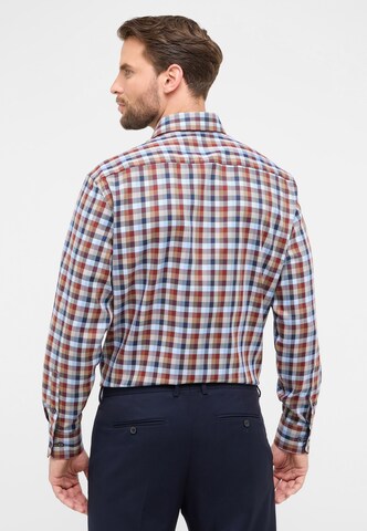 ETERNA Comfort fit Button Up Shirt in Blue