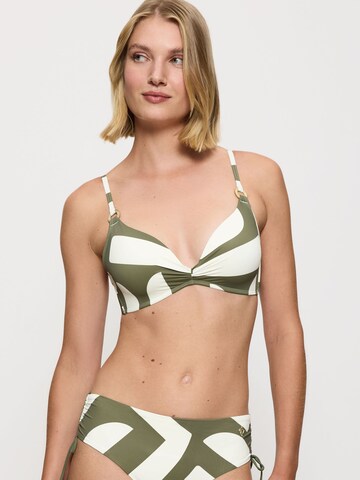 TRIUMPH Bralette Bikini Top ' Summer Allure ' in Green: front