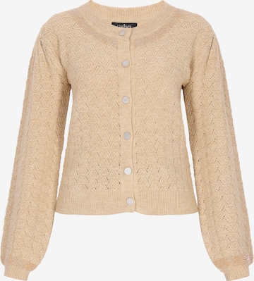 usha BLACK LABEL - Cárdigan en beige: frente