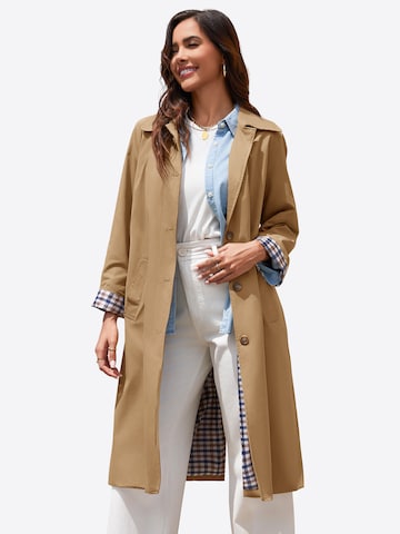 Imily Bela Prechodný kabát - Béžová: predná strana