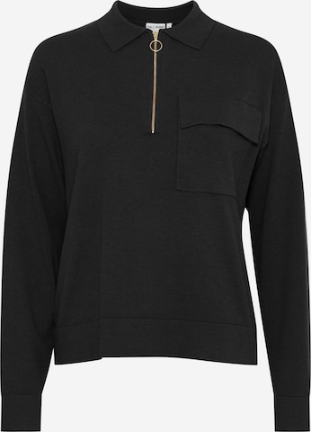 PULZ Jeans Pullover 'Sara' in Schwarz: predná strana