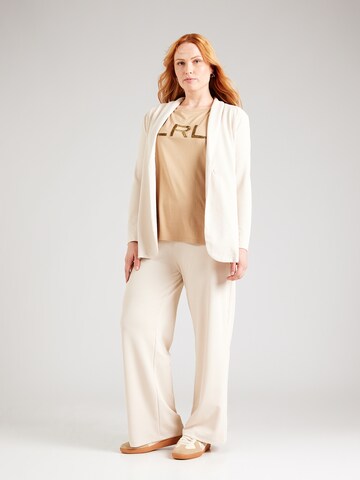 T-shirt Lauren Ralph Lauren Plus en beige