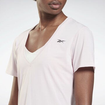 T-shirt fonctionnel Reebok en rose