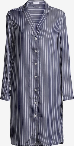 SEIDENSTICKER Nachthemd 'Classic Web' in Blau: Vorderseite