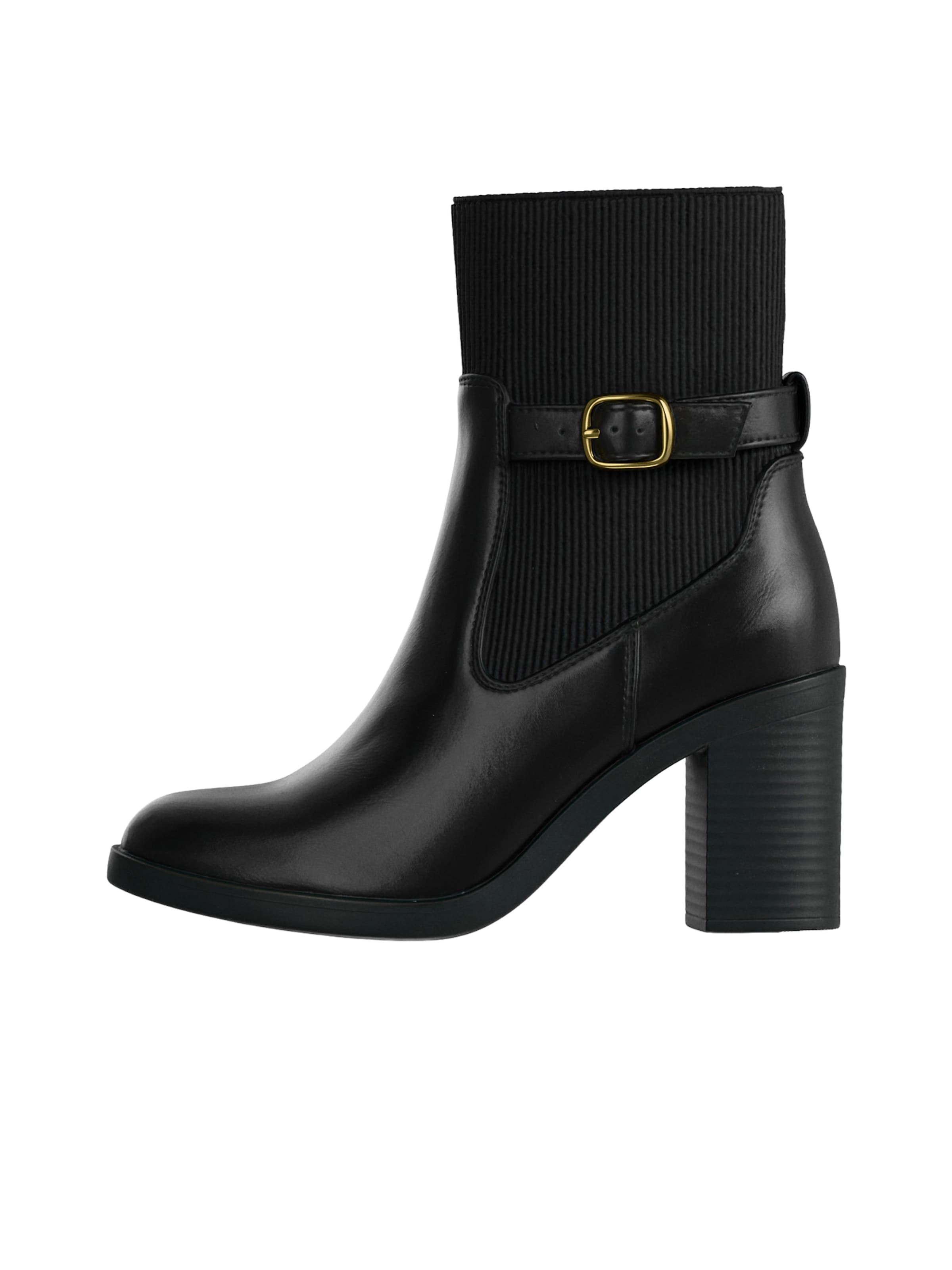Bottines Anna Field en noir : devant