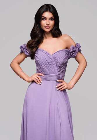 Robe de soirée Ombre en violet