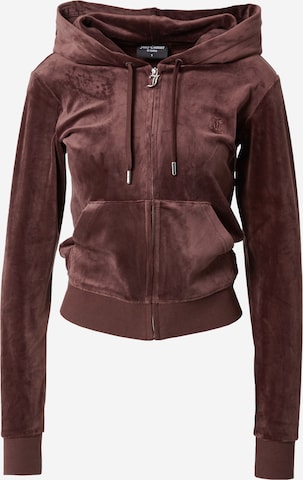 Veste de survêtement 'ROBERTSON' Juicy Couture en marron : devant