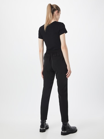 Wallis Regular Pleat-Front Pants in Black