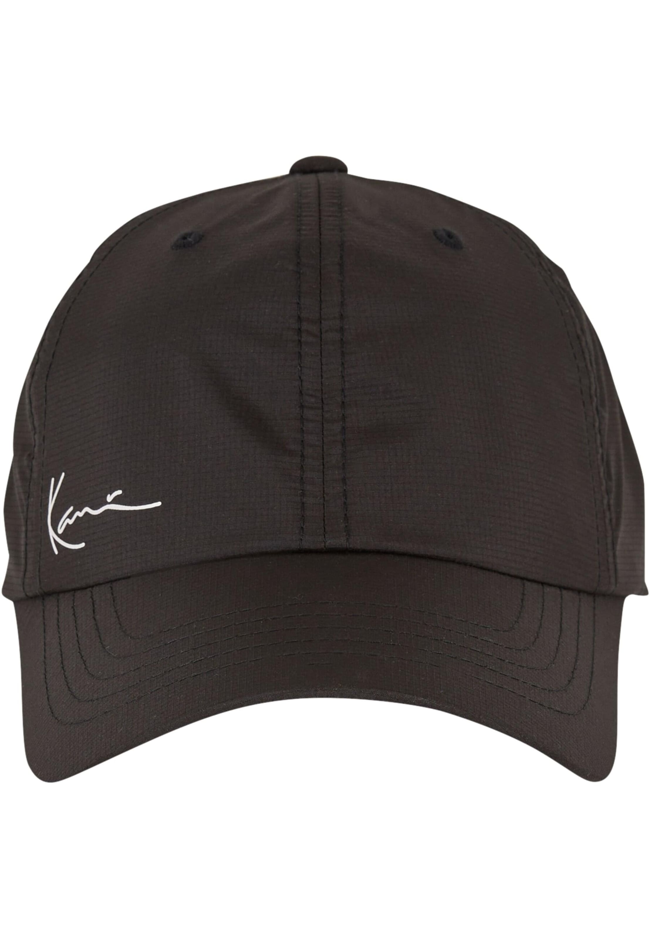 Karl Kani Cap in Schwarz: Vorderseite