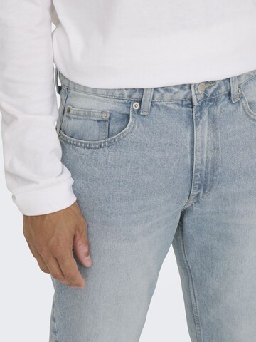 Only & Sons regular Τζιν 'EDGE' σε μπλε