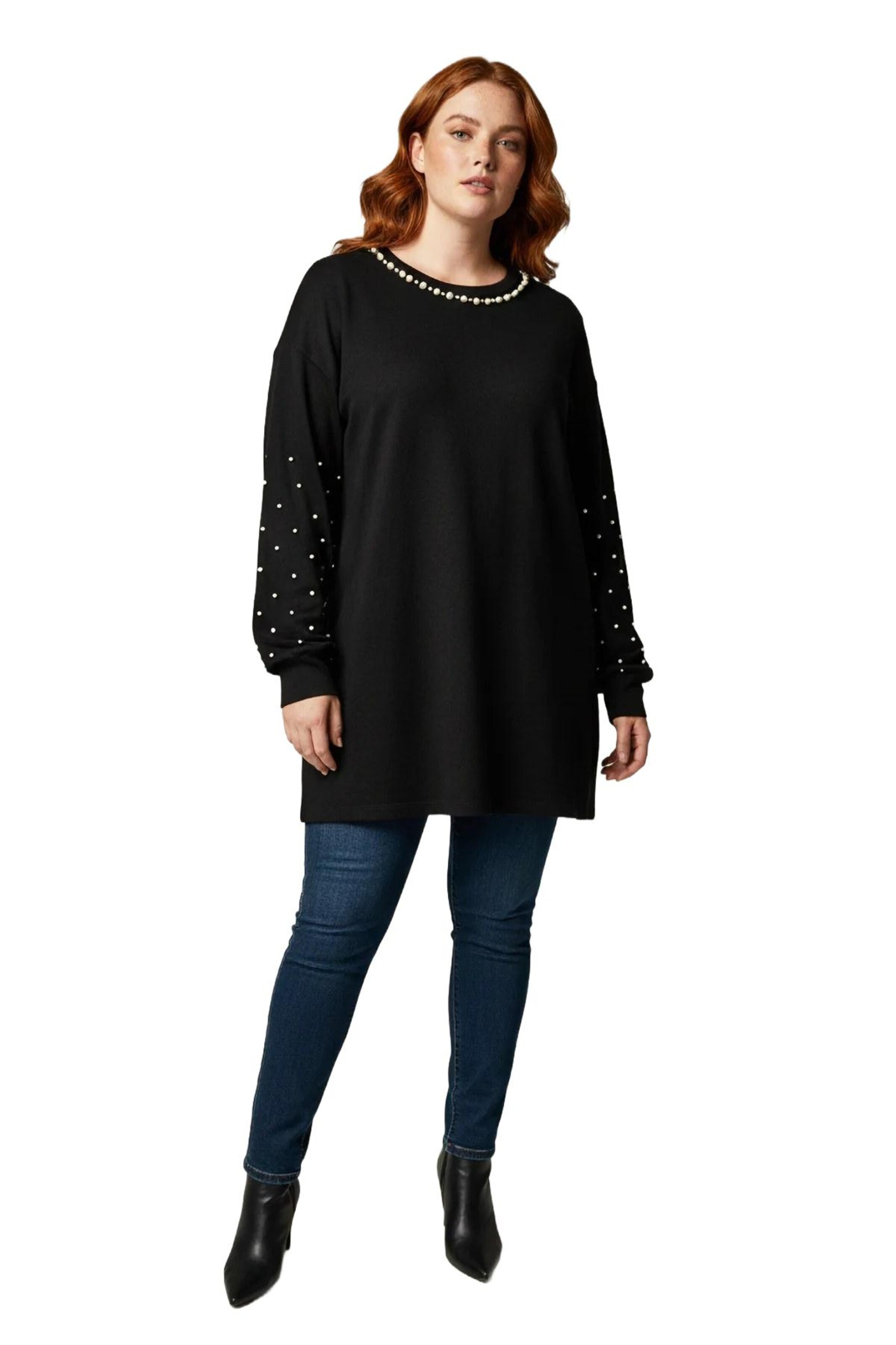 Shape Of You Shirt in Zwart