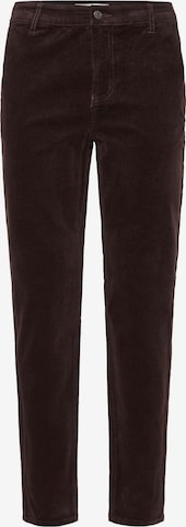 Regular Pantalon chino 'Sally' PULZ Jeans en marron : devant