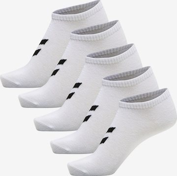 Hummel Κάλτσες 'Match Me' σε λευκό: μπροστά