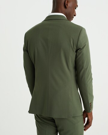 WE Fashion Slim fit Colbert 'Taro' in Groen